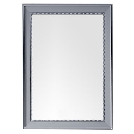 James Martin Vanities Bristol 29in Rectangular Mirror, Silver Gray 157-M29-SL